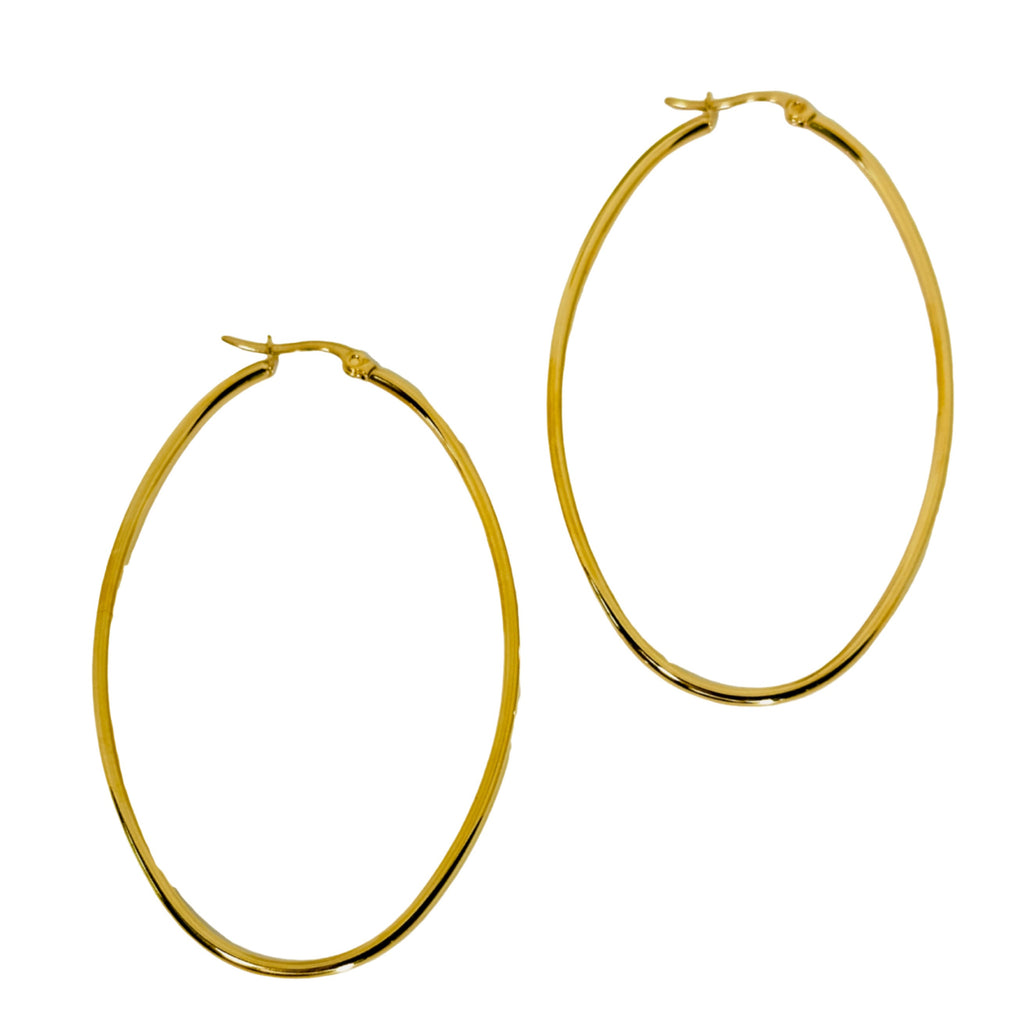 Madynn Oval Hoop Earrings